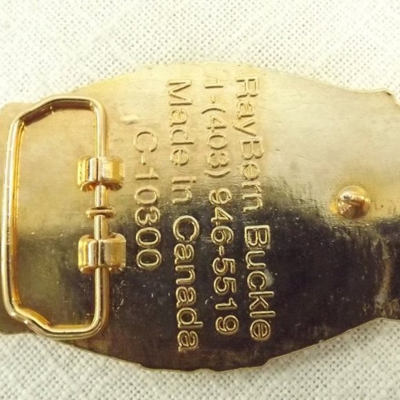 Vintage United Van Lines Brass Trucker Belt Buckle - Picture 5 of 8